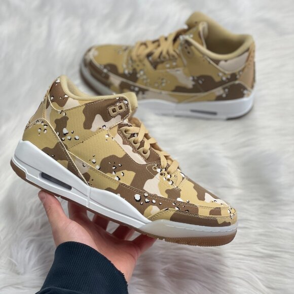 Nike Jordan 3 Retro WNBA Desert Camo Womens Basketball HM4301-200 NEW Multi Sz - Picture 1 of 7